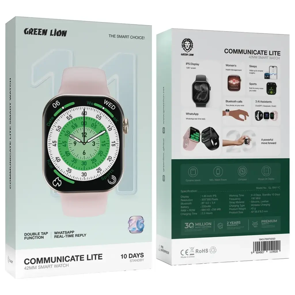 Green Lion Communicate Lite 42mm Smart Watch