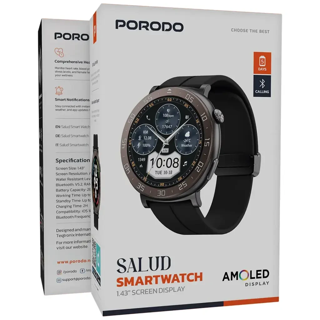 Porodo Salud Smart Watch